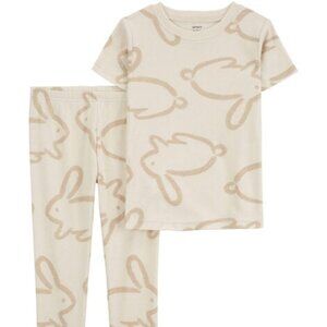 Carter's Bunny Print 100% Snug Fit Cotton Pajama Set